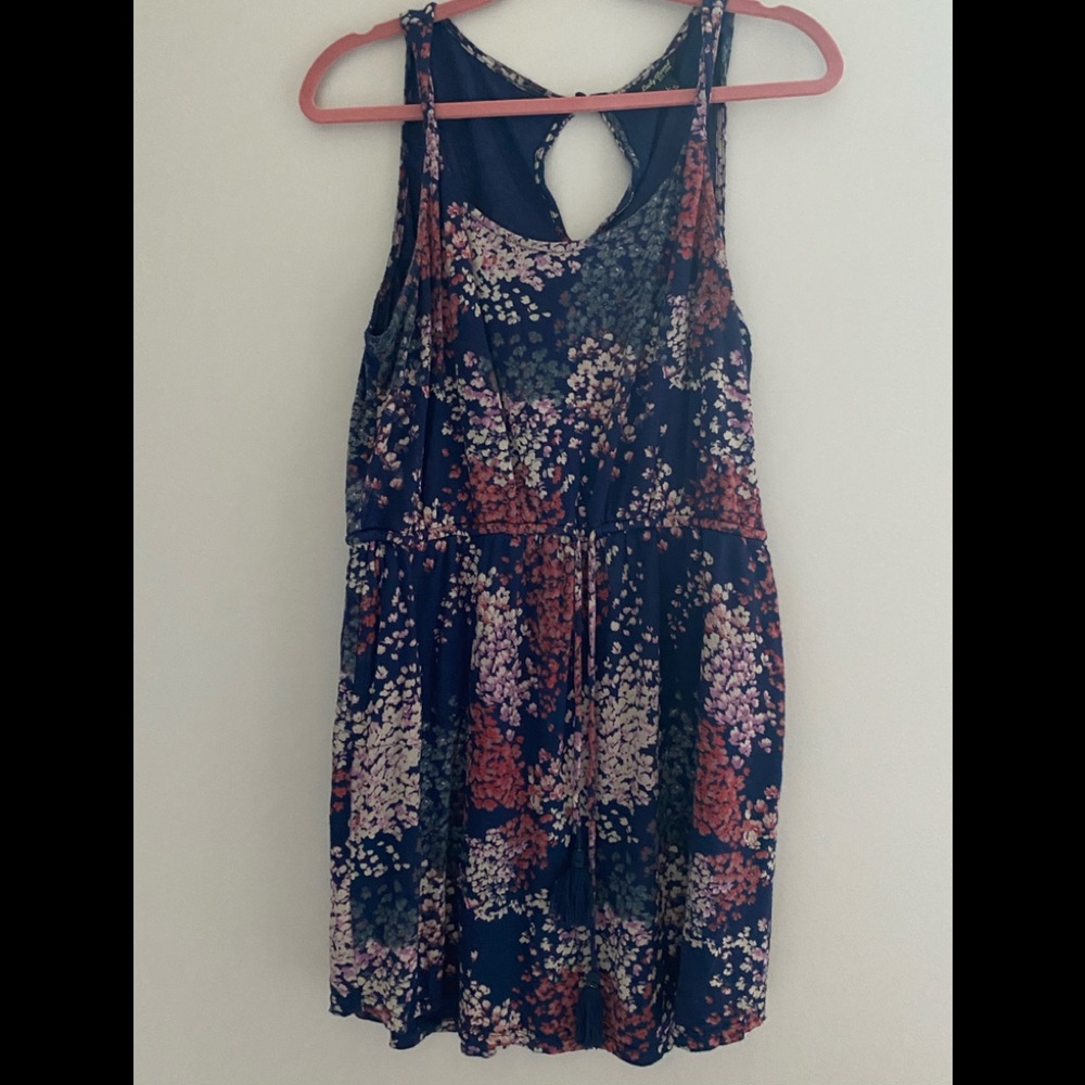 Lucky blue flower dress